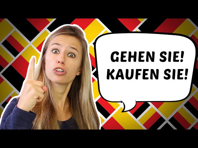 The German Imperative with "Sie" (You formal) - Part 3