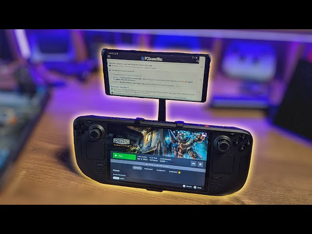 Attach Your Phone to Steam Deck (EASY!)