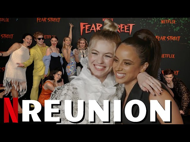 FEAR STREET Cast Celebrates Their Reunion With Kiana Madeira, Olivia Welch & Sadie Sink | Netflix