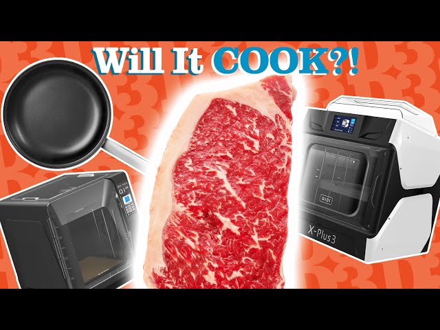 Can You COOK A STEAK With A 3D PRINTER?!? #livestream