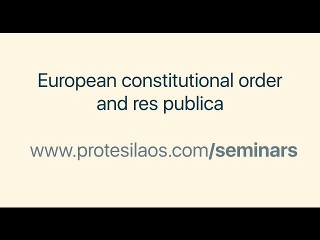 European constitutional order and res publica