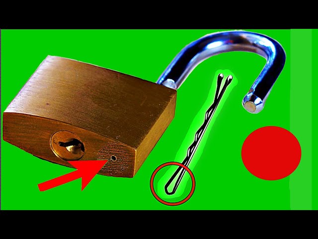 How to Pick a Lock With Hairpins 🔴 How to Open Lock without Key #Shorts