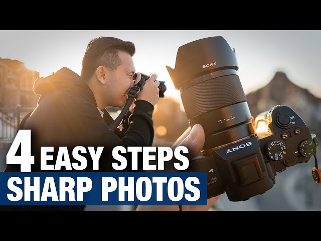 4 EASY Steps to Get SHARP PHOTOS in Camera! | Portraits, Pets, Landscapes & More!