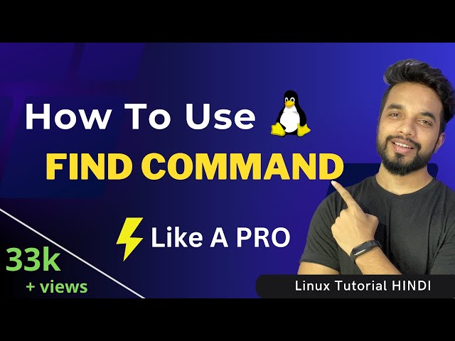 Linux FIND COMMAND Tutorial in Hindi with Examples | Linux Questions on Find Command