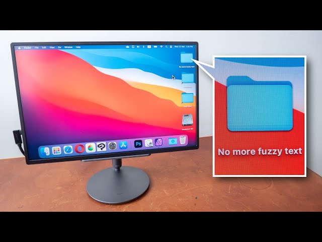 Fix for fuzzy text with MacOS UI scaling on external displays