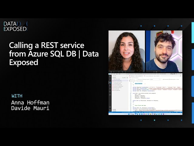 Calling a REST service from Azure SQL DB | Data Exposed
