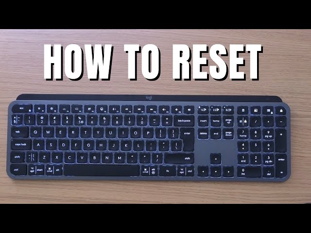 Logitech MX Keys S - How To Reset (2023)