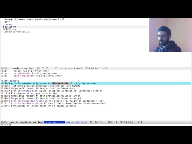 Emacs: introduction to MAGIT