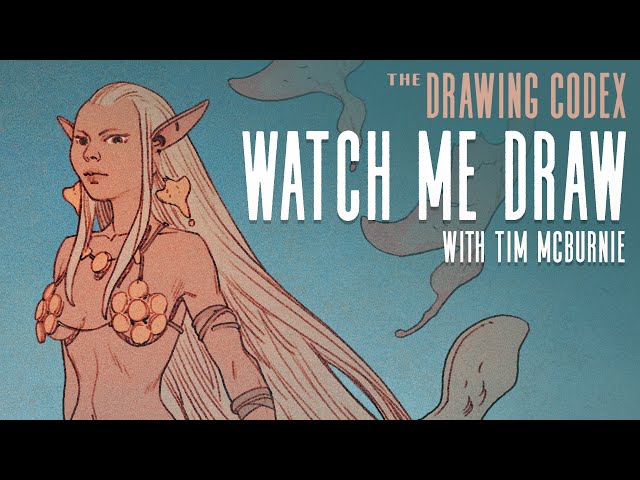 Watch me Draw this Warrior Princess Illustration! REAL TIME... FULLY NARRATED