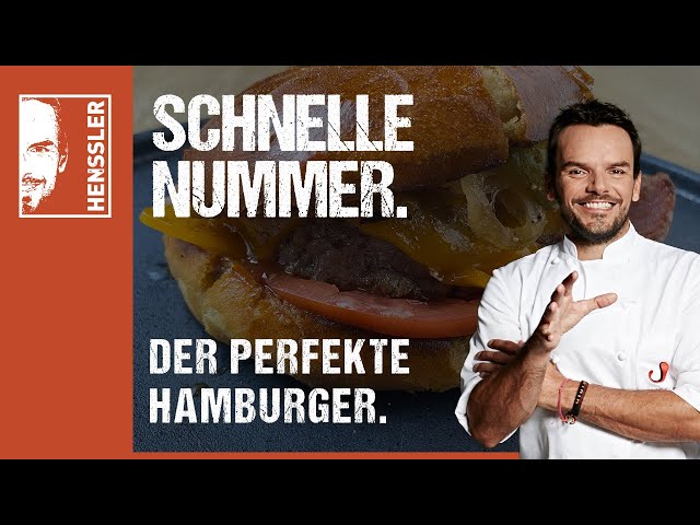 Schnelles "Der perfekte Hamburger"-Rezept von Steffen Henssler