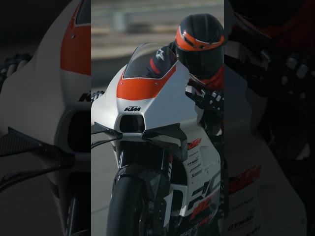 Own the racetrack with #KTMPowerWear and the KTM RC 8C!