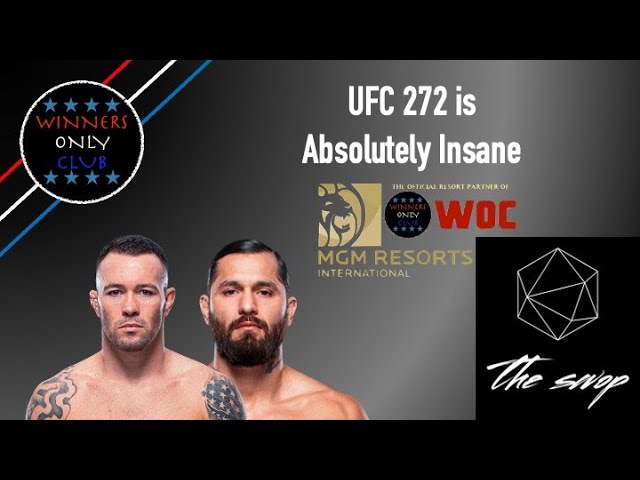 UFC 272 Is Here