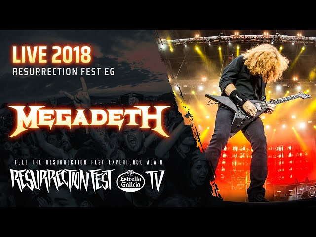 Megadeth - Live at Resurrection Fest EG 2018 (Viveiro, Spain) [Full Show, Pro Shot]