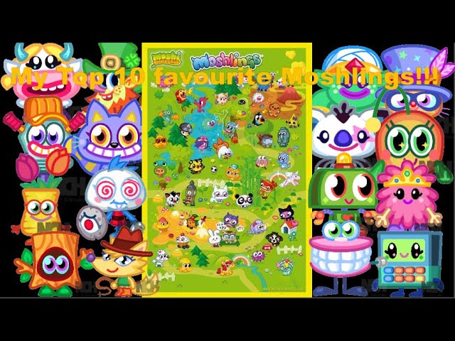 My Top 10 favourite Moshlings - Moshi Monsters