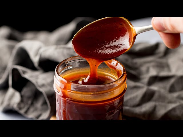 lusciously thick BBQ sauce and its ready in 10 minutes!!