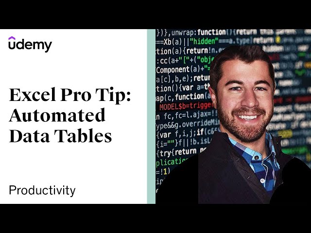 Excel PRO TIP: Automated Data Tables | Top Udemy Instructor, Chris Dutton
