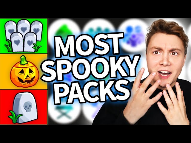 Ranking Every Sims 4 Pack For Halloween Gameplay