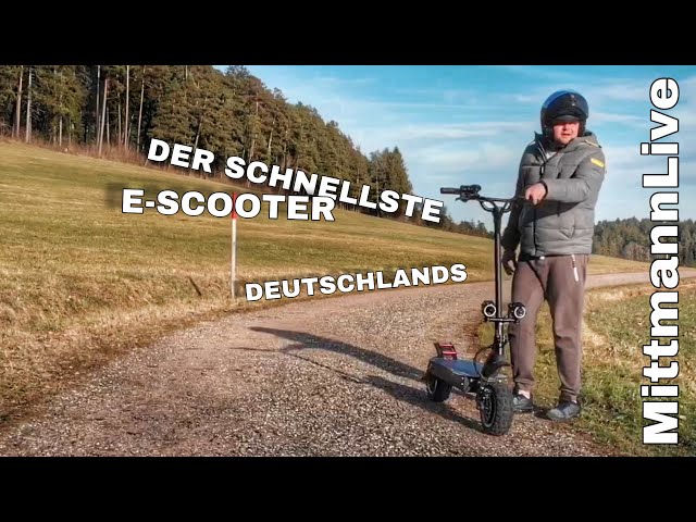 E-Scooter EEC CE - Der Stärkste Elektro Scooter Deutschlands 🏍 100 km h Monster Wolf im Schafspelz