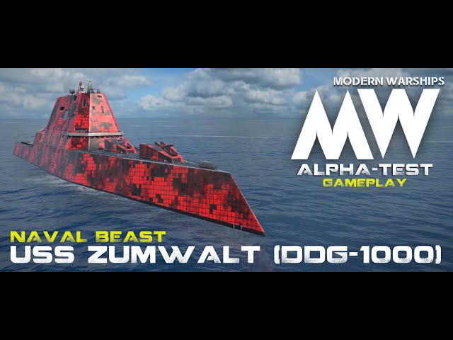 Modern Warships - USS ZUMWALT (DDG-1000) / GAMEPLAY[by MasterZebra] [Mobile]