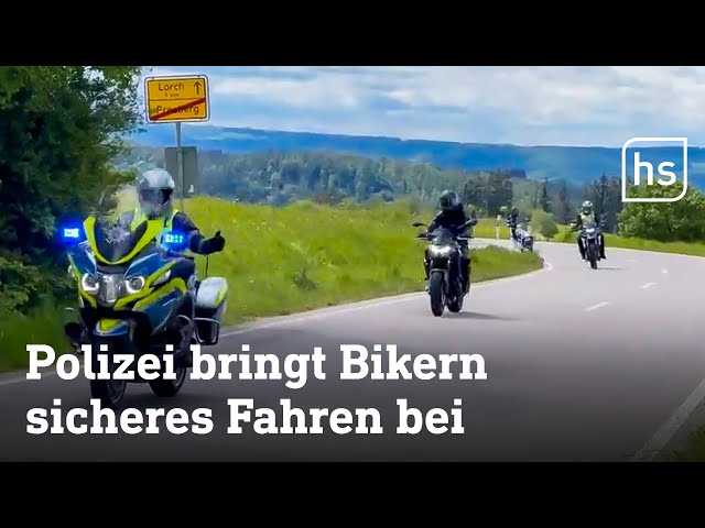 Zu viele Motorradunfälle im Taunus: Polizei startet "Biker Safety Tour" | hessenschau