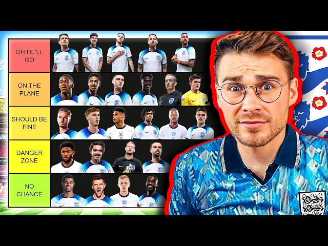 MY ENGLAND EURO 2024 SQUAD 📈 TIER LIST (MARCH)