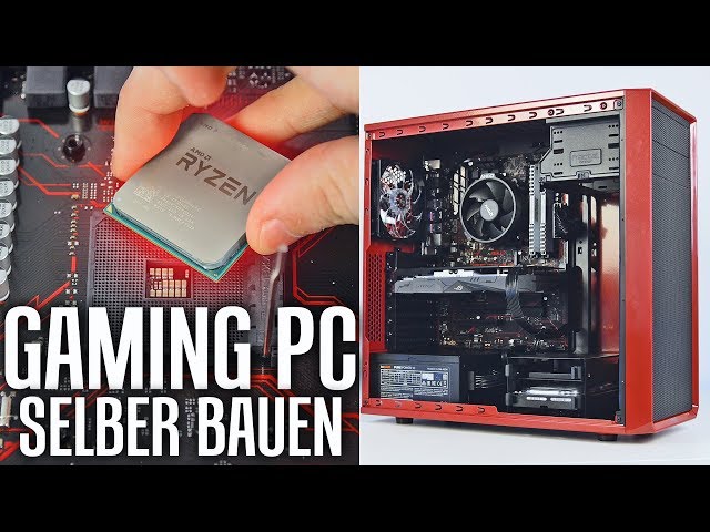 GAMING PC selber bauen Zusammenbauen Anleitung! Intel + AMD