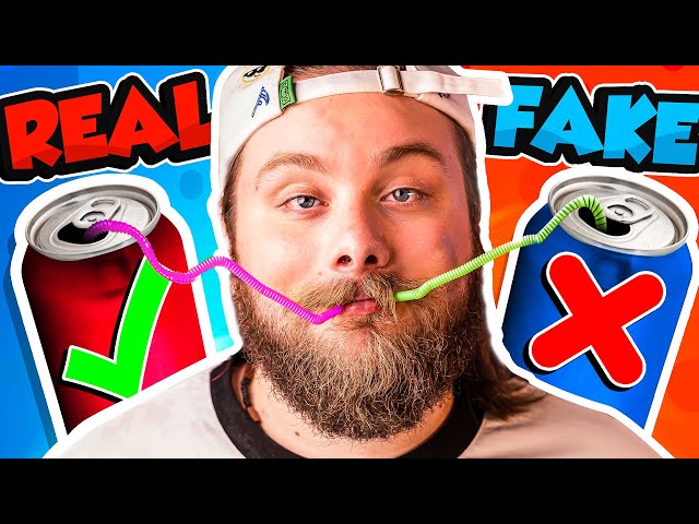 REAL vs. FAKE Alcohol Taste Test