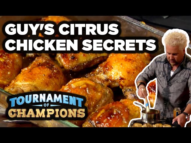 Guy Fieri's Tips on How to Make His Citrus Chicken | Tournament of Champions | Food Network