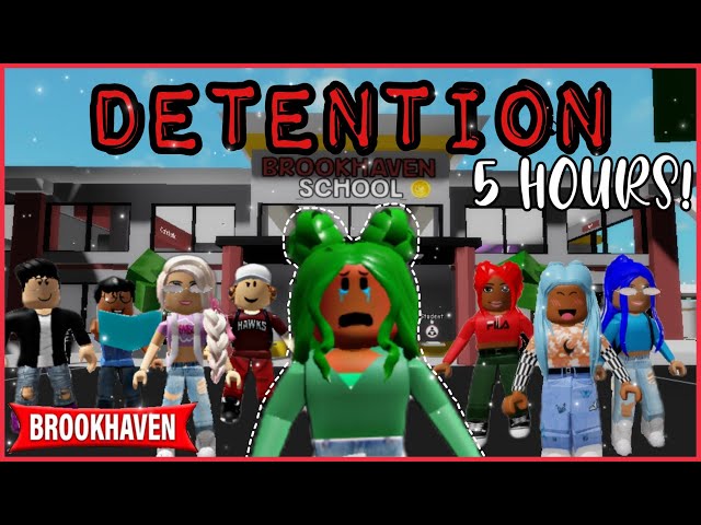 Ep. 1 I Got 5 Hours of DETENTION! | Roblox Brookhaven RP |(Voiced)