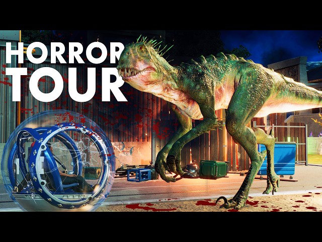 8 HORROR HABITATS in 1 TOUR | A Jurassic World Evolution 2 Halloween