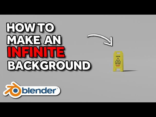 How to Make an INFINITE Background in Blender