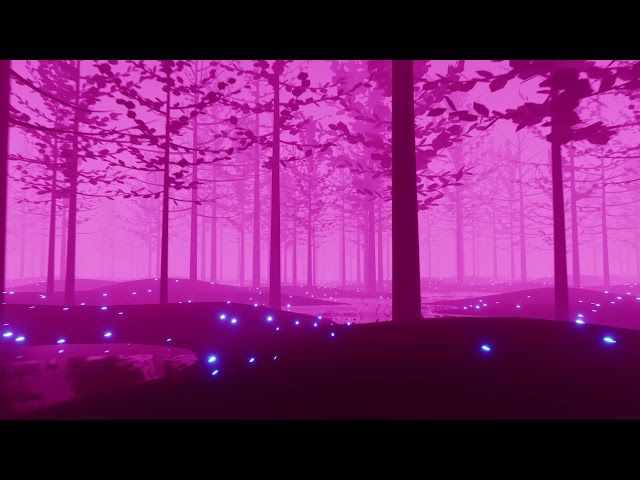 Neon Forest Screensaver 4K (8 Hours)