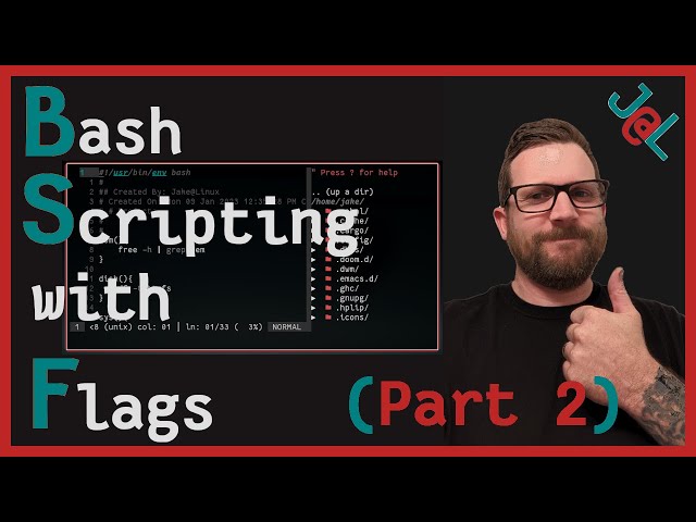 Part 2 of my bash scripting series on Flags or options