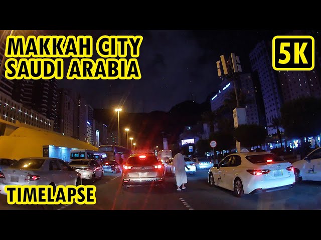 Night 4K Makkah City Tour: A Drive to Remember 🚗
