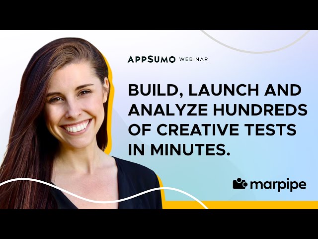 Build, launch, & test different versions of your ad creative to discover the big winners w/ Marpipe