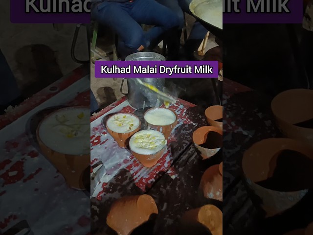 kadhai wala doodh- kesar milk #rajasthan #sirohi #sirohipolice #viral #streetfoodindia #explore