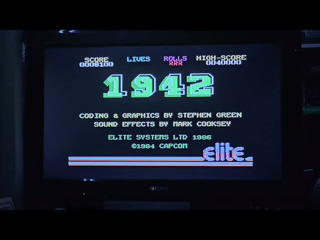1942 on the C64 again :)