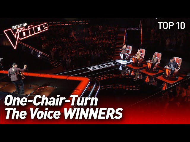 One-Chair-Turn WINNERS on The Voice | Top 10