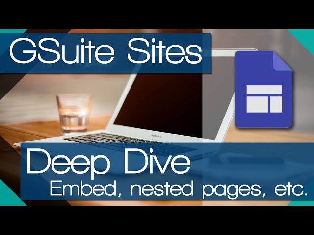 NEW Google Sites - More options (Deep Dive)