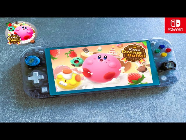 Kirby’s Dream Buffet Nintendo Switch Lite Gameplay