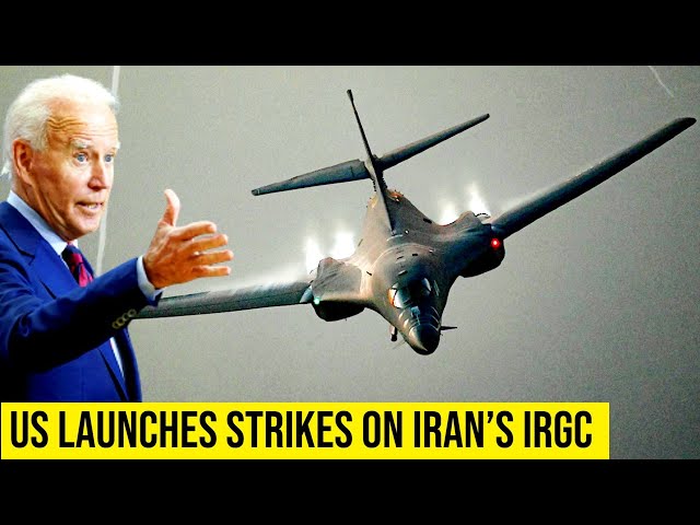 US launches strikes on Iran’s IRGC in Iraq, Syria as response to deadly drone attack.