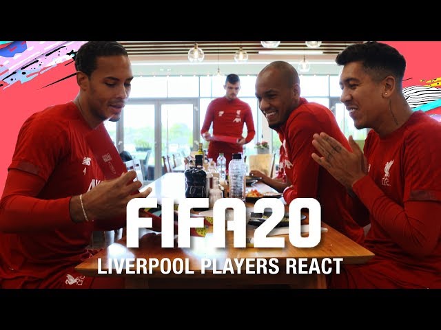 Liverpool players react to their FIFA 20 ratings | Van Dijk with Salah, Mane, Firmino and more
