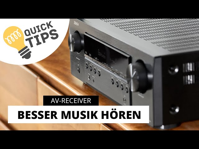 5 Tipps für eine bessere Musikwiedergabe am AV-Receiver