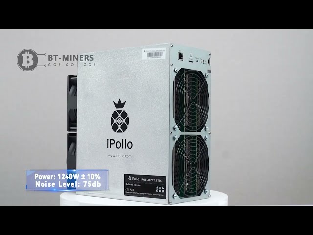 iPollo V1 Classic 1550Mh/s ETC Miner Test and Review. #crypto #cryptomining #ethereum #btminers