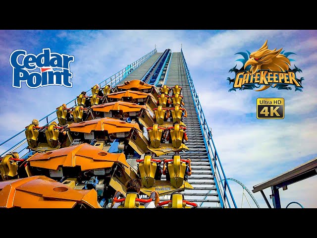 2022 GateKeeper Roller Coaster On Ride Back Row 4K POV Cedar Point