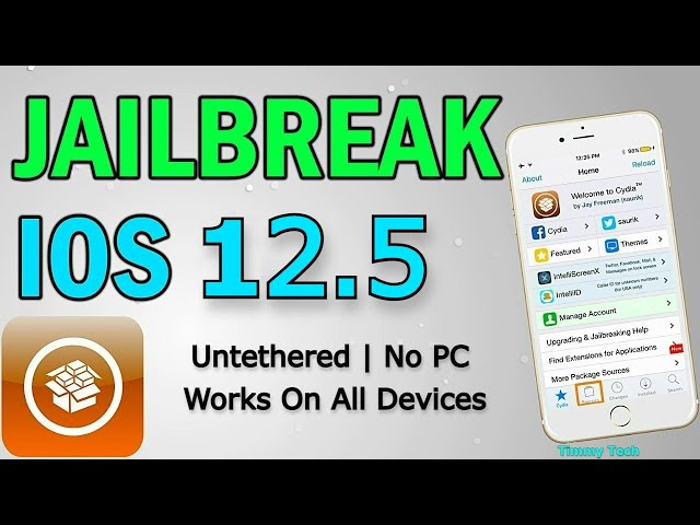 Jailbreak iOS 12.5 Untethered [No Computer] - Unc0ver Jailbreak 12.5 Untethered