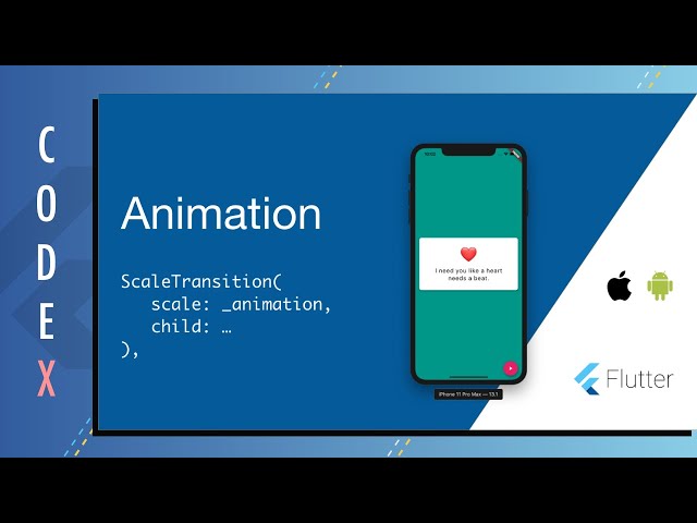 Flutter Animation Tutorial | Simple scale transition