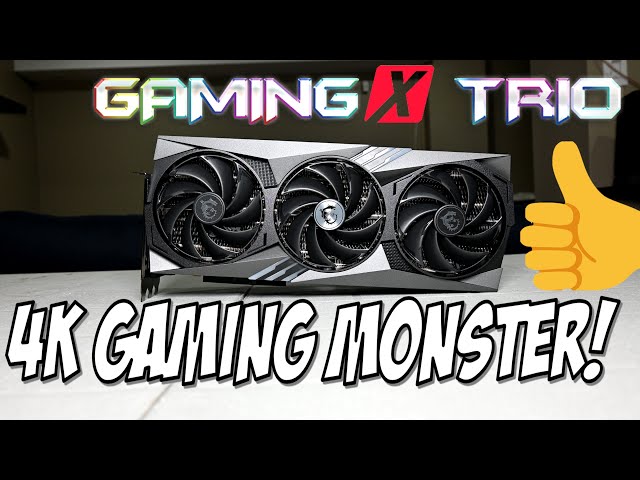 MSI RTX 4090 Gaming X Trio Review - Gaming Benchmarks, Ray Tracing, Thermals, Power Consumption
