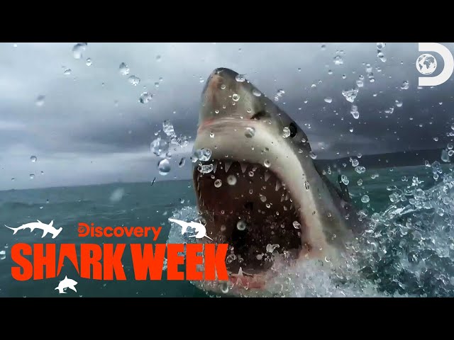 Robert Irwin’s Jaw-Dropping Encounter With Great Whites | Crikey! It’s Shark Week | Discovery