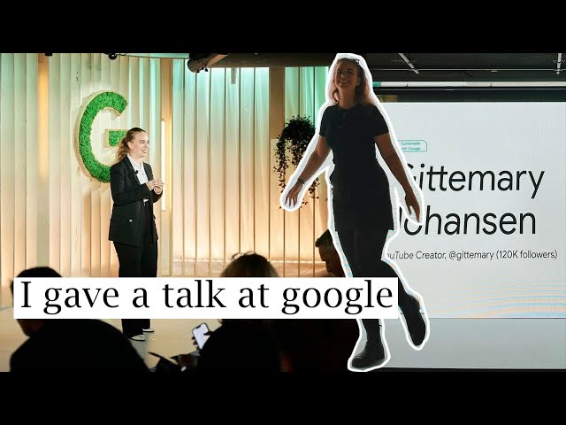 I gave a talk at google // what does it take to change the world?